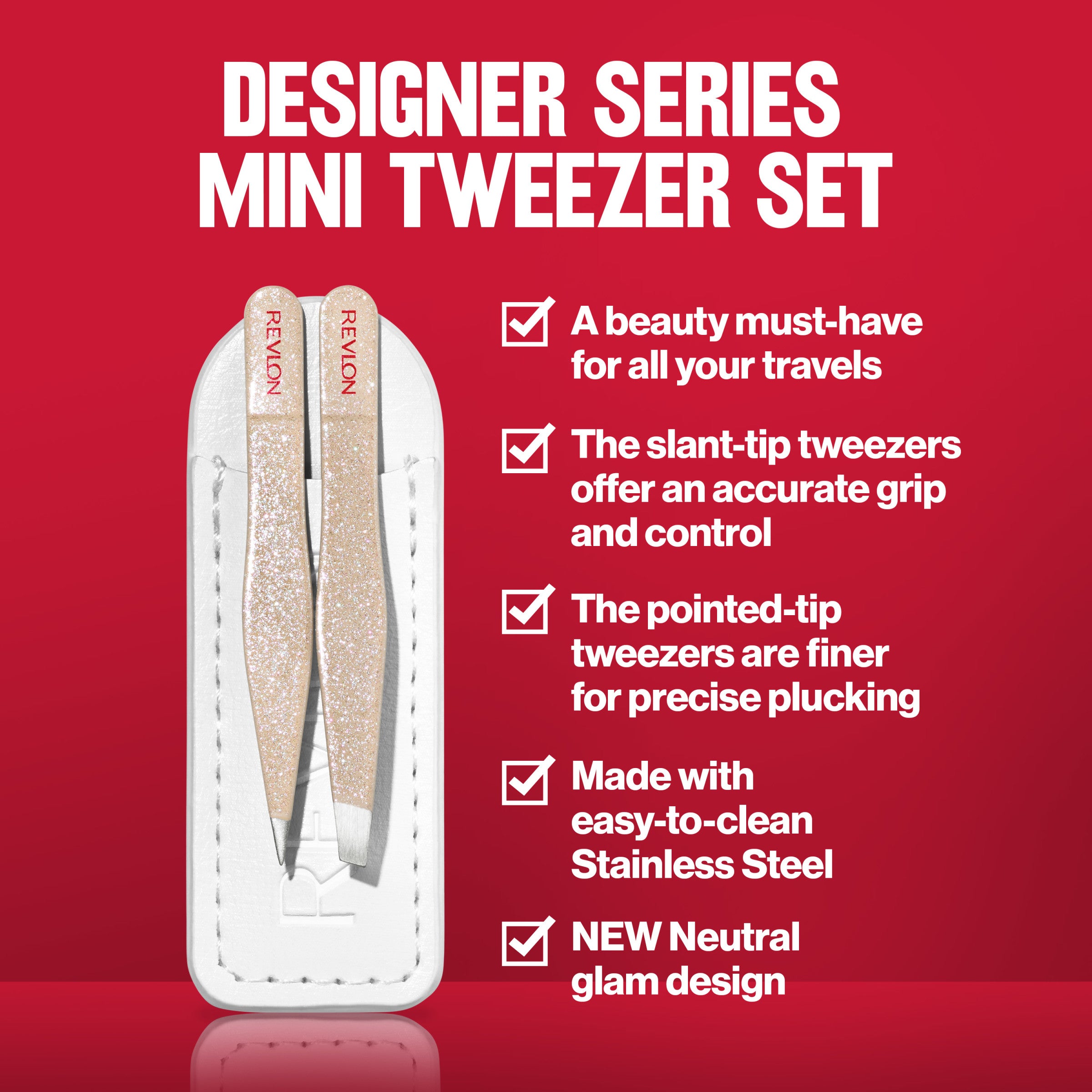 Revlon Designer Series Mini Tweezer Travel Set | Revlon – Revlon